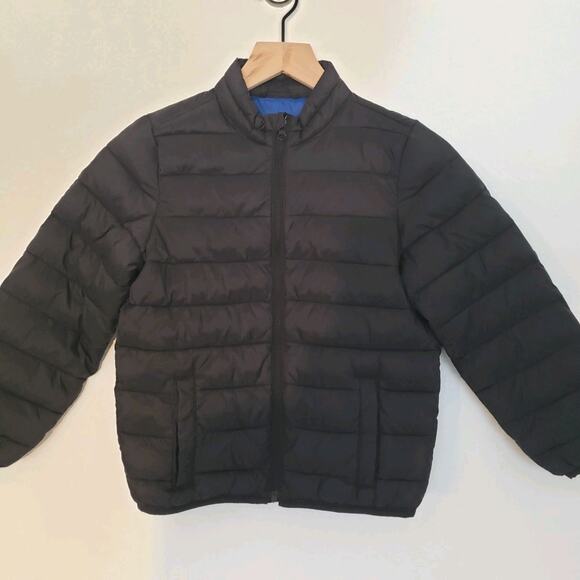 OLD NAVY Black SIZE 6-7 Lightweight Boys Packable Rain Jacket Unisex - Picture 12 of 12